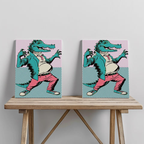 Quadro canvas CrocoDots