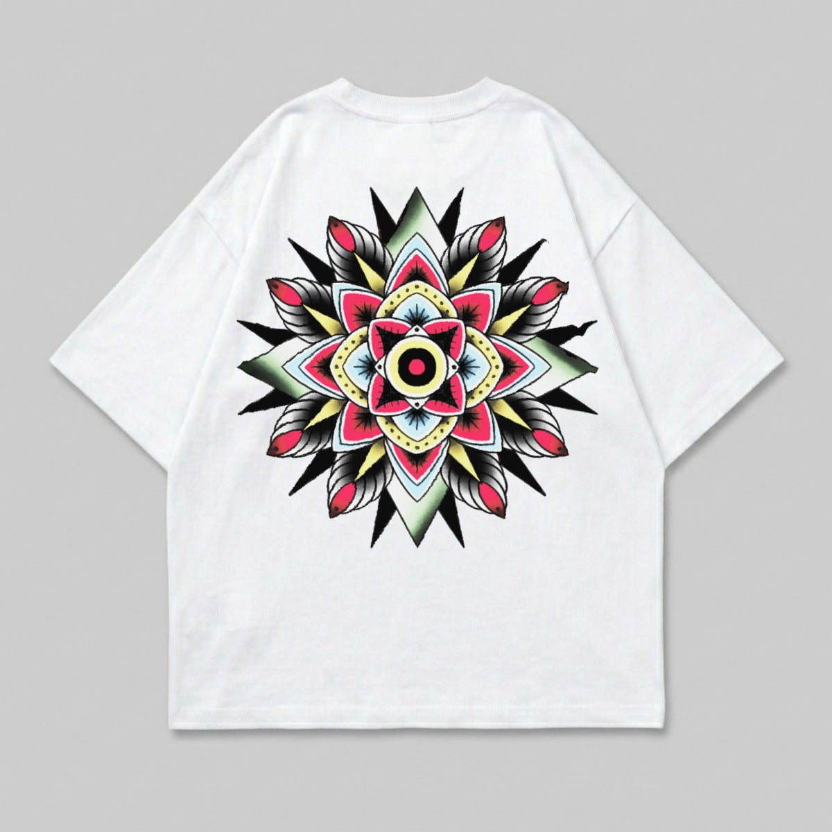 Colorful Traditional Tattoo Style Mandala Design product type