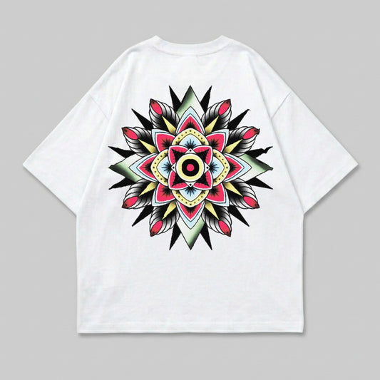 Colorful Traditional Tattoo Style Mandala Design product type