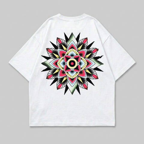 Colorful Traditional Tattoo Style Mandala Design product type