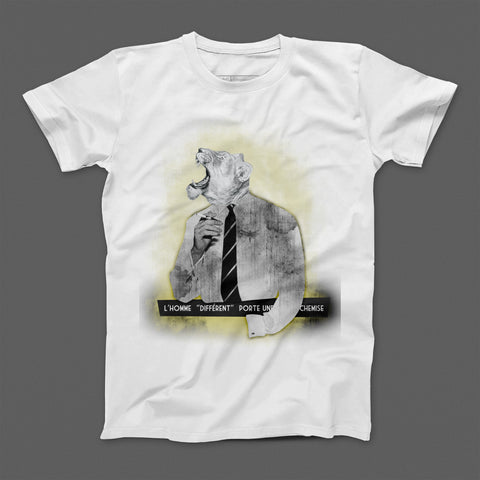 L'Homme 'Différent' Porte Une Chemise Graphic Shirt