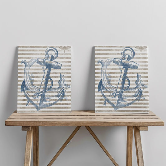 Quadro canvas Stripe Anchor