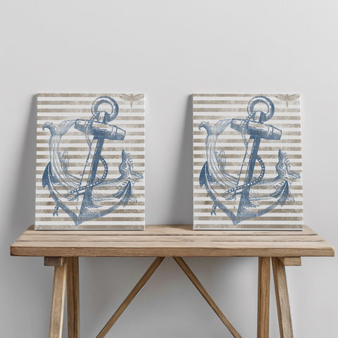 Quadro canvas Stripe Anchor