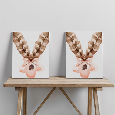 Quadro canvas deer_flower