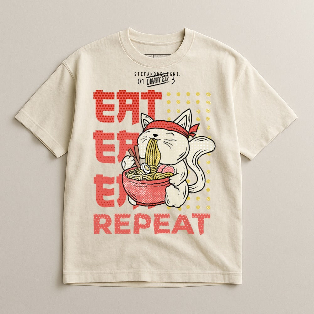 Eat Sleep Repeat Graphic T-Shirt Product