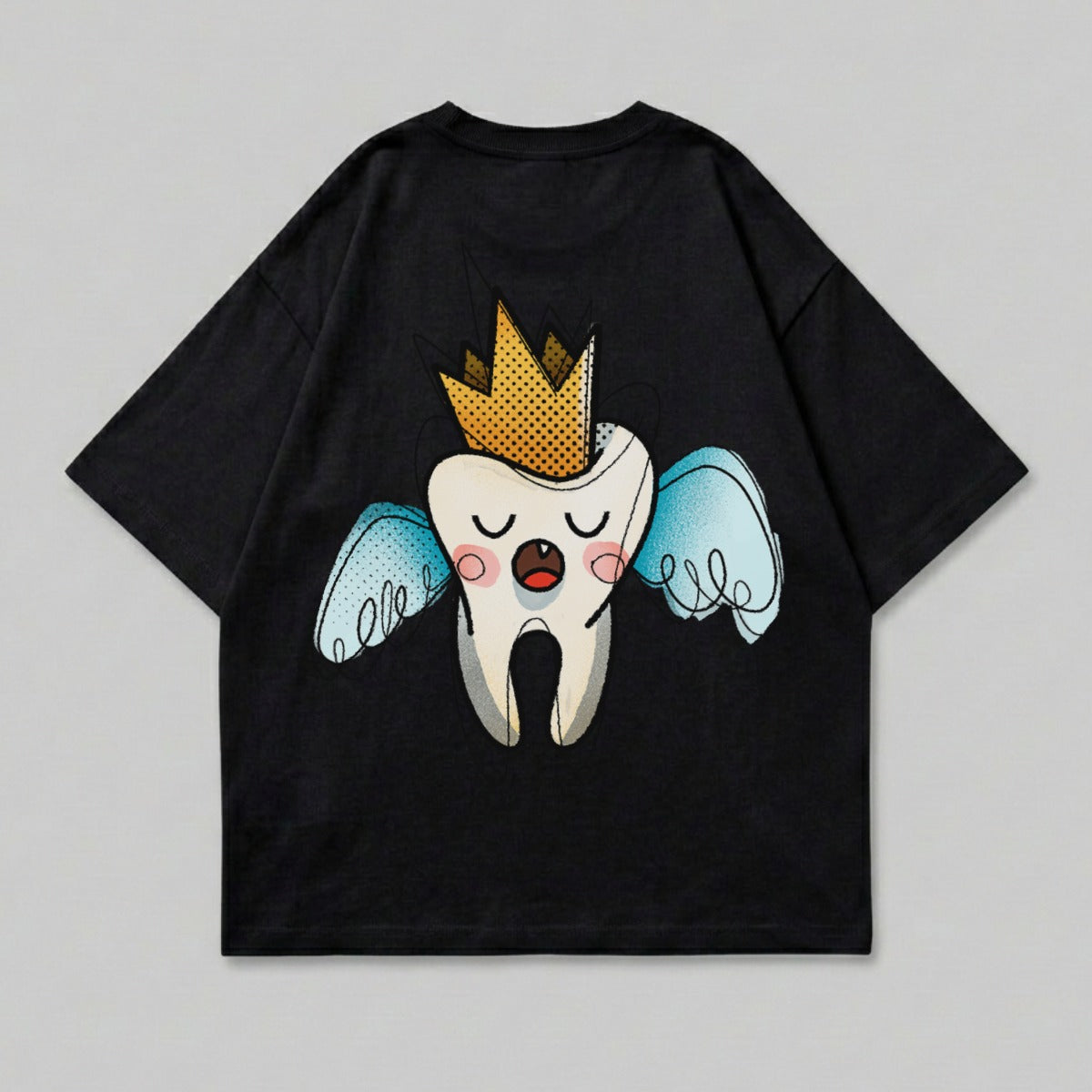 Cute Royal Tooth Crown Wings Angelic Character product type
