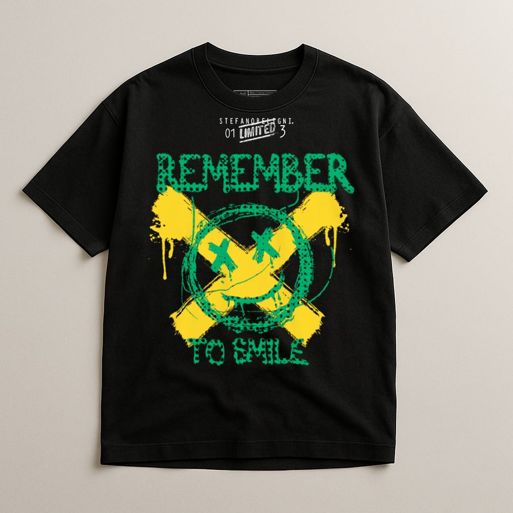 Remember to Smile Limited Edition Graphic T-shirt
