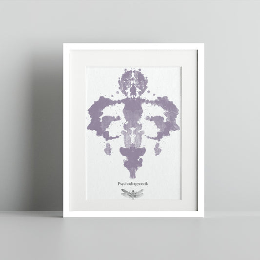 Psychodiagnostik Rorschach Inkblot Print Wall Art