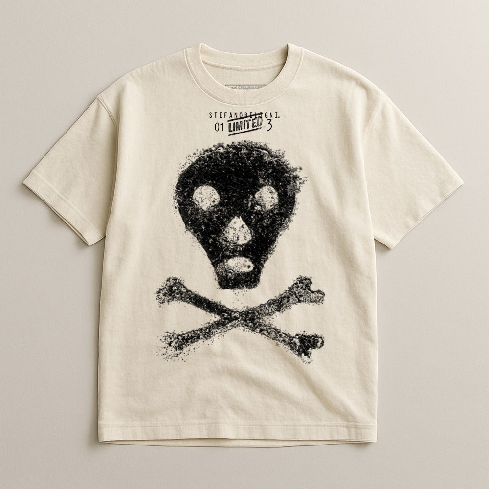 Stef Anderkant 01 Limited 3 Skull and Crossbones T-shirt