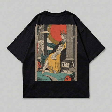 Crowned Queen Flora PORA Red Sun Unique Graphic tshirt product type