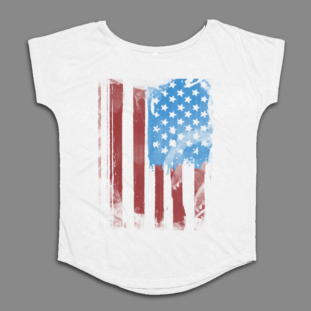 Distressed American Flag T-Shirt Unique Patriotic Apparel