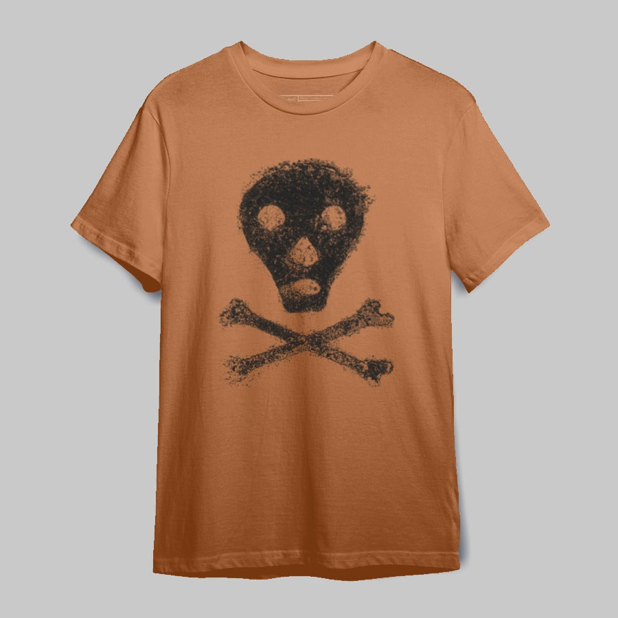 Distressed Skull and Crossbones Graphic Tee