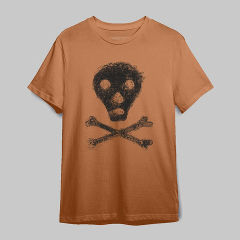 Distressed Skull and Crossbones Graphic Tee