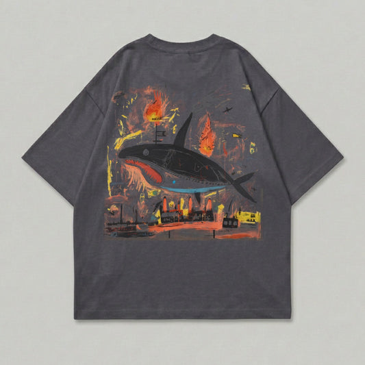 Charcoal Whale Urban Fire Abstract Graphic product type
