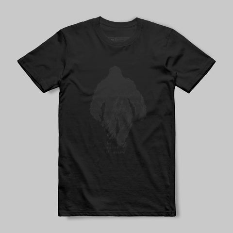 Bigfoot Sasquatch Silhouette T-Shirt Casual Design