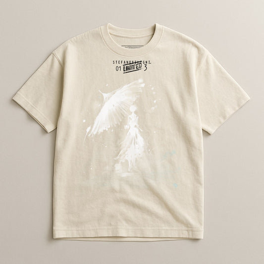 Limited Edition Stef Andrews Angel Graphic T-shirt