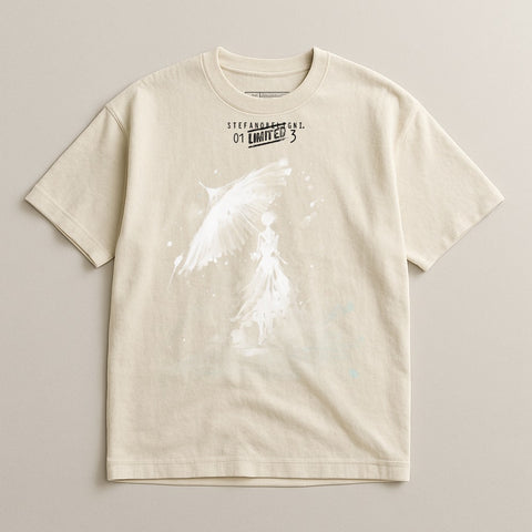 Limited Edition Stef Andrews Angel Graphic T-shirt