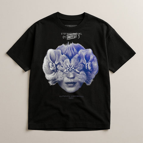 Unique Graphic Face Design T-shirt Apparel