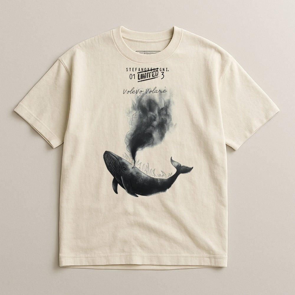 Limited Edition Whale Graphic Print T-shirt