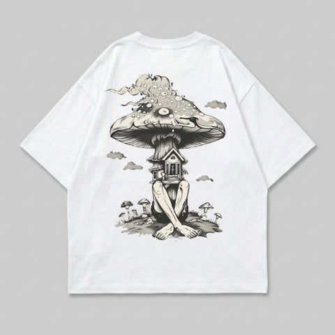 Surreal Mushroom House Human Legs Fantasy Artwork product type