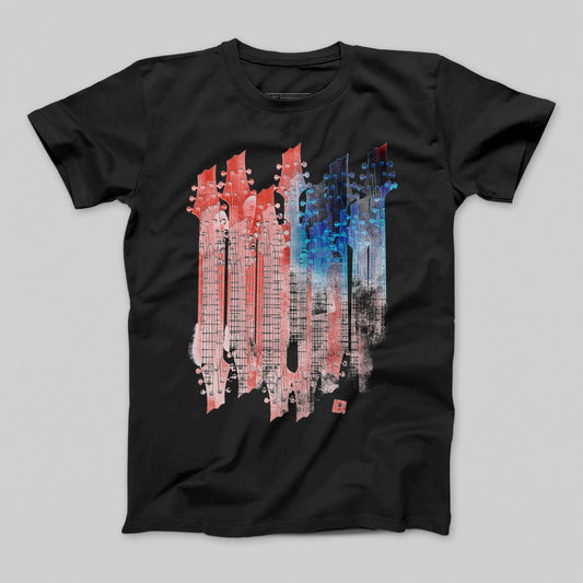 T-shirt donna boyfriend guitar_usa