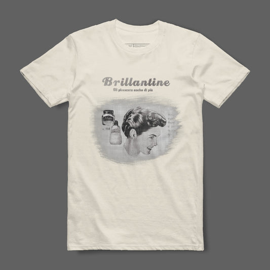 Brillantine Retro Style Illustrated T-Shirt