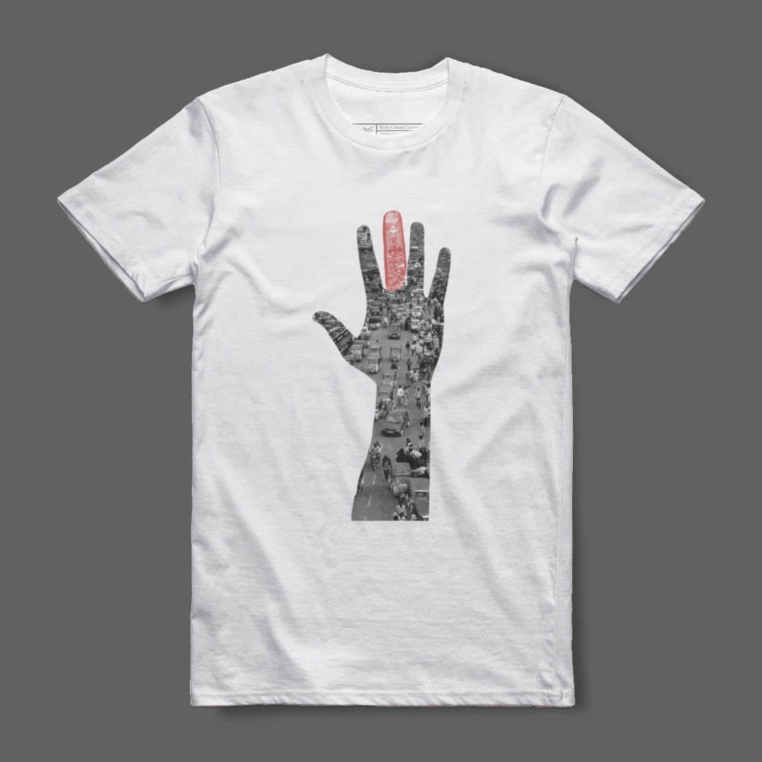 Traffic Scene Hand Design Graphic T-Shirt