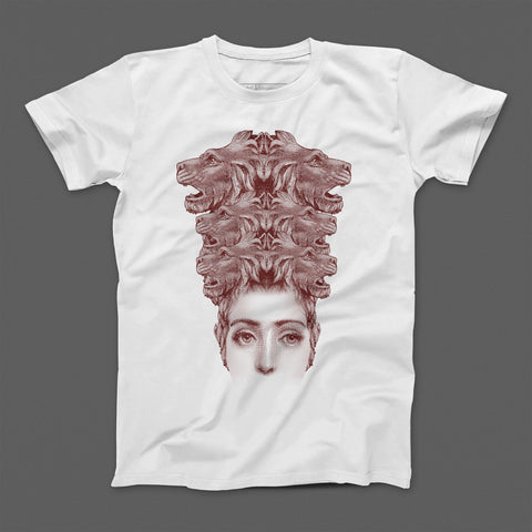 T-shirt donna boyfriend head