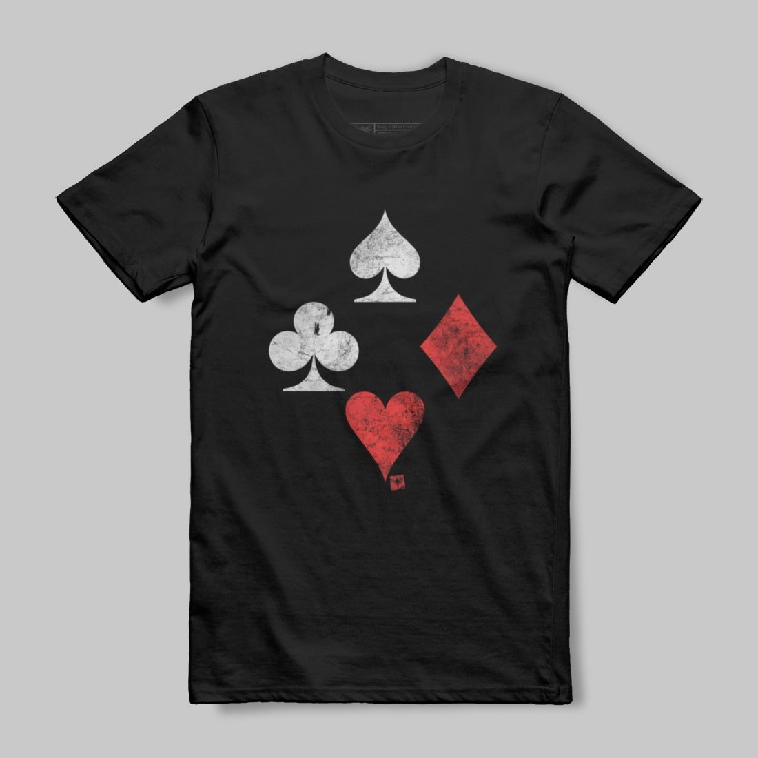 Four Suits of Playing Cards Design T-Shirt