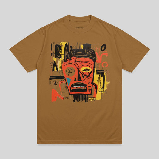 Artistic Mask Design Colorful Graphic T-Shirt product type