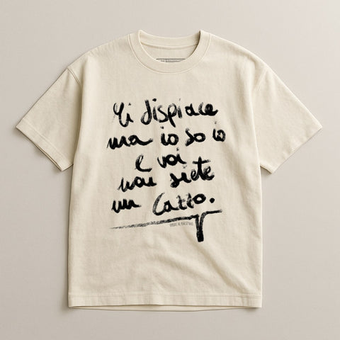 T-shirt uomo oversize Onore maestro 2Life