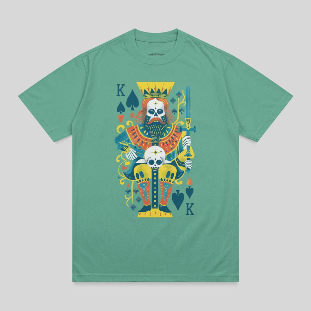 Skull King Spades Playing Card Design Unique Artwork product type
