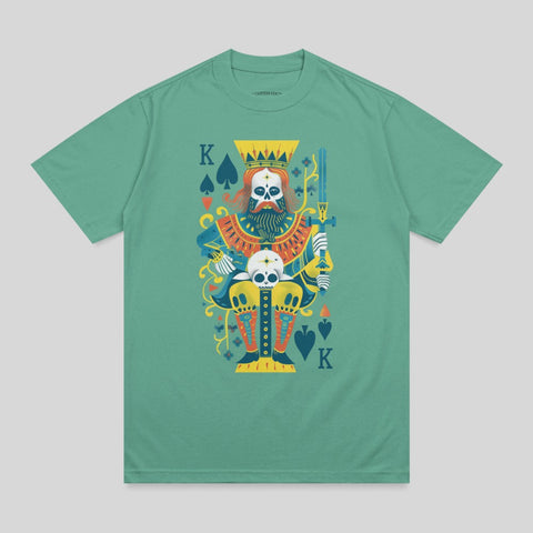 Skull King Spades Playing Card Design Unique Artwork product type