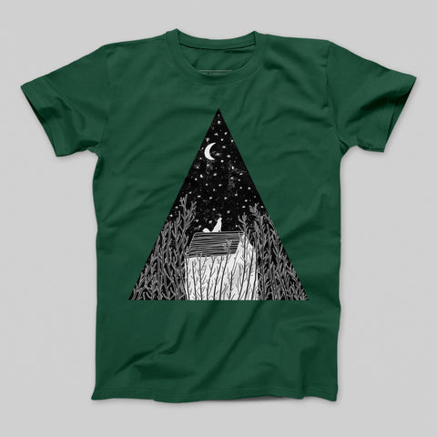 T-shirt donna boyfriend Moon Black