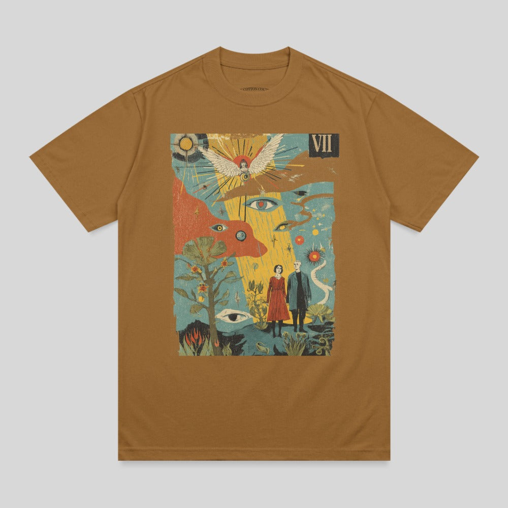 Mystic VII Visionary Couple Surreal Art Brown product type