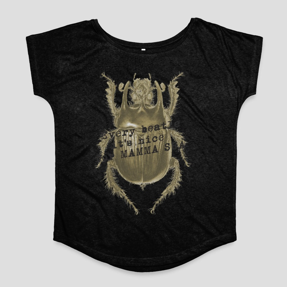Every Beetle Is Nice Mamma Slogan Beetle Shirt