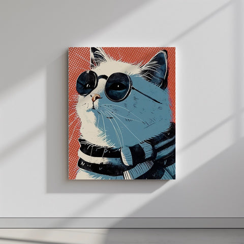 Quadro canvas Gatto-Paul