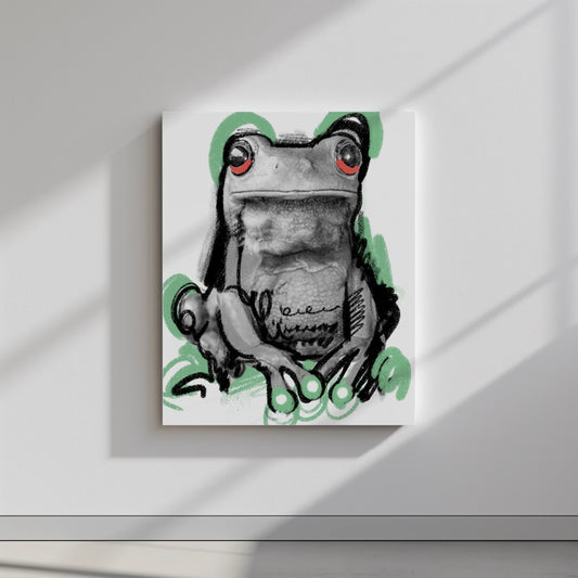 Quadro canvas greenfrog
