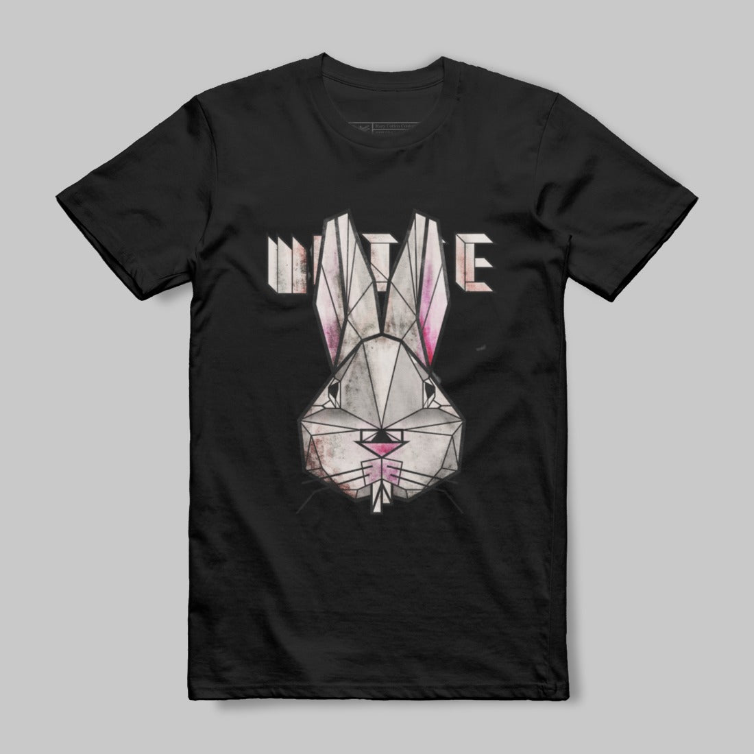 Stylish Geometric Bunny Tee for Men's Fashion