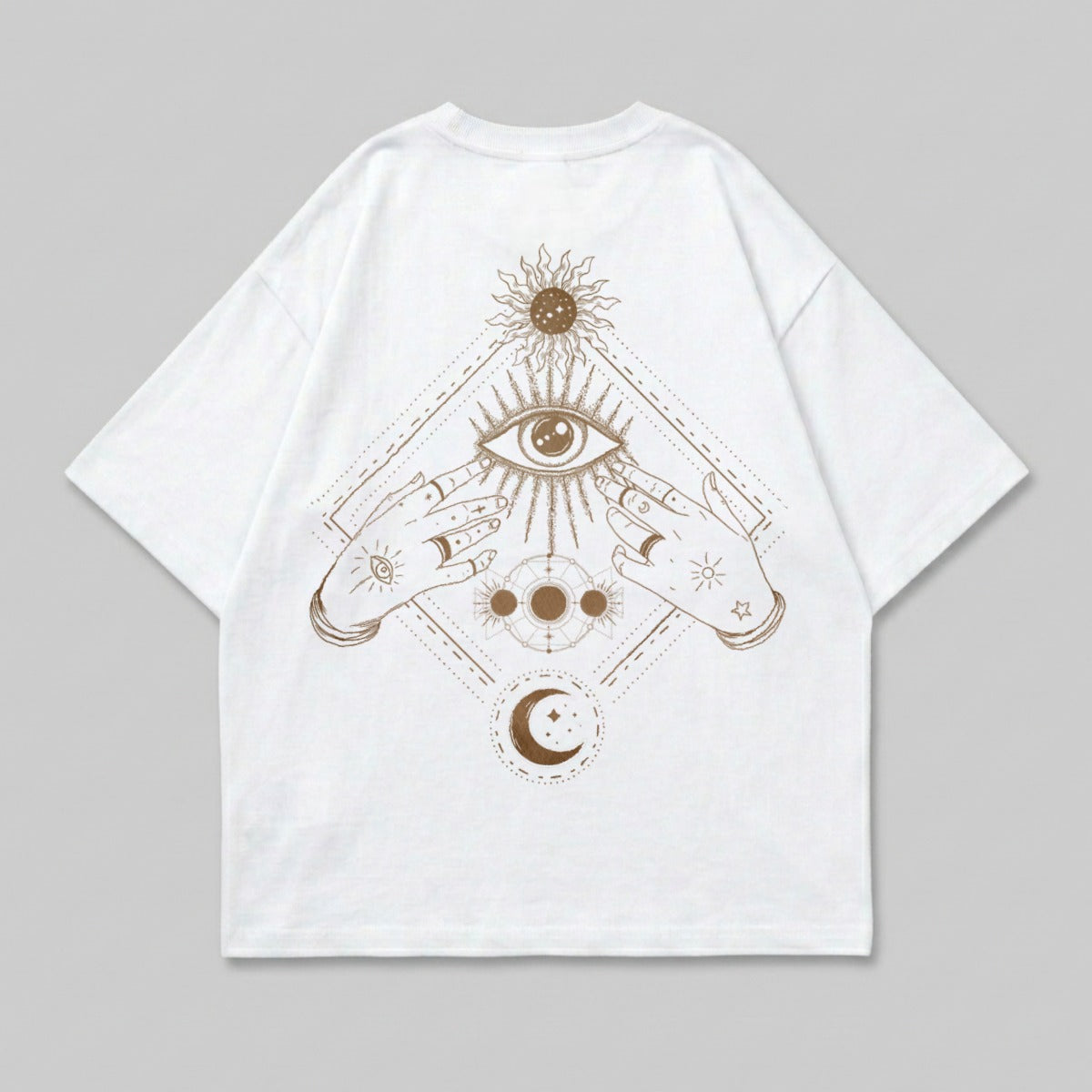 All Seeing Eye Sun Moon Celestial Hands Shirt product type