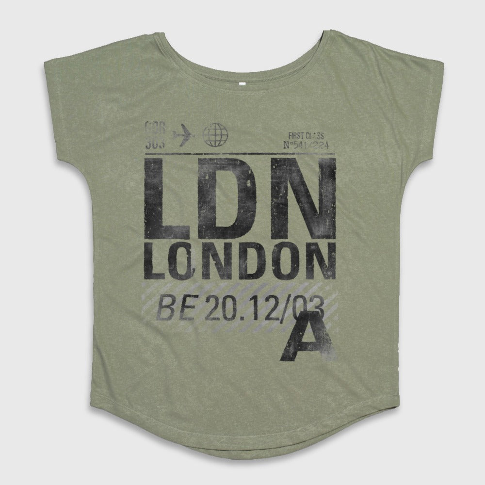 LDN London First Class Graphic Print T-Shirt