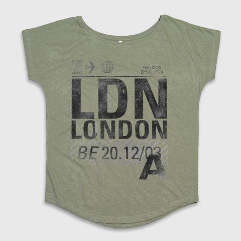 LDN London First Class Graphic Print T-Shirt