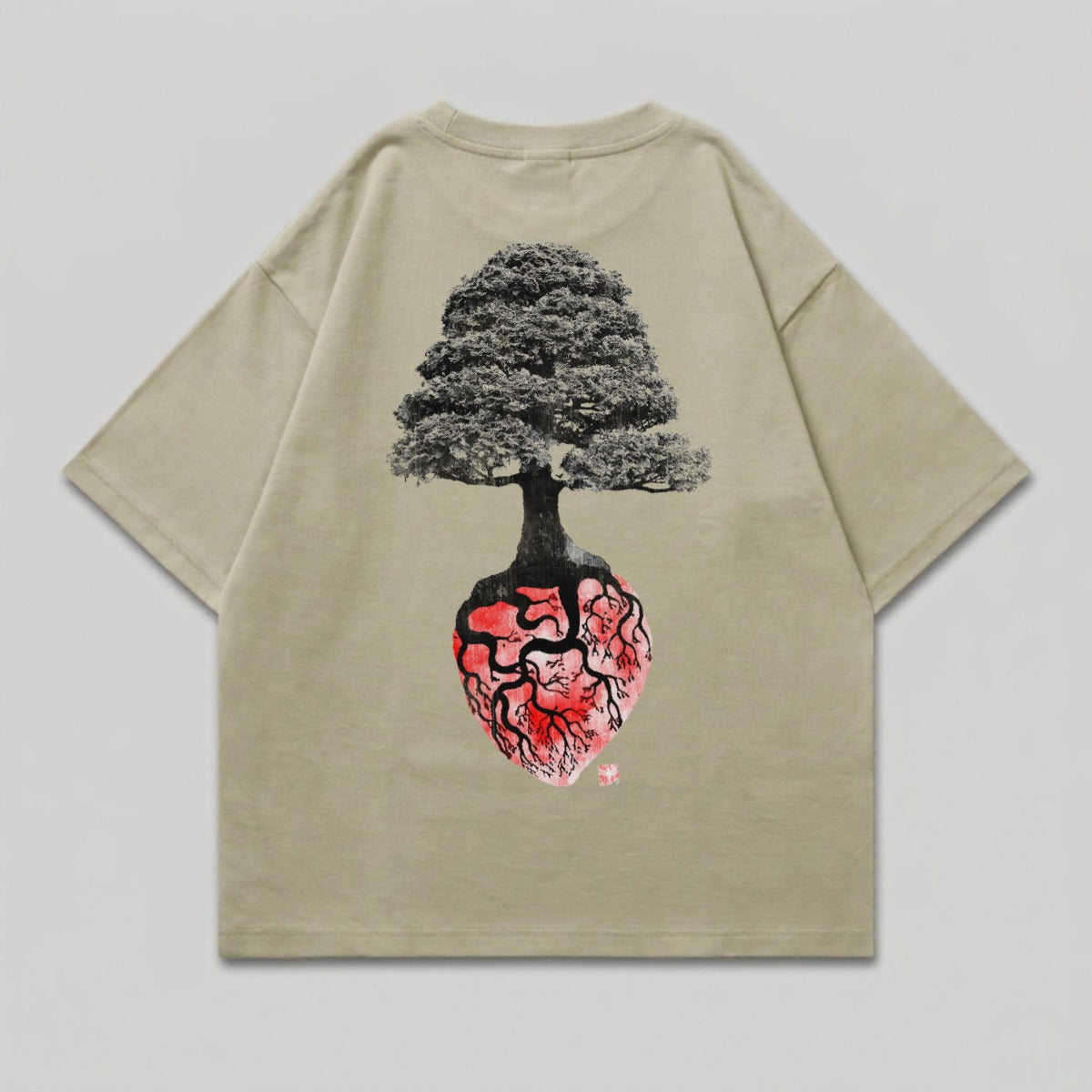 Artistic Tree Roots Heart Graphic Nature Design product type