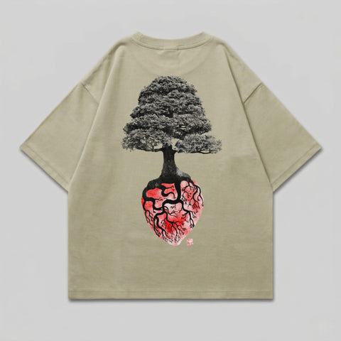 Artistic Tree Roots Heart Graphic Nature Design product type