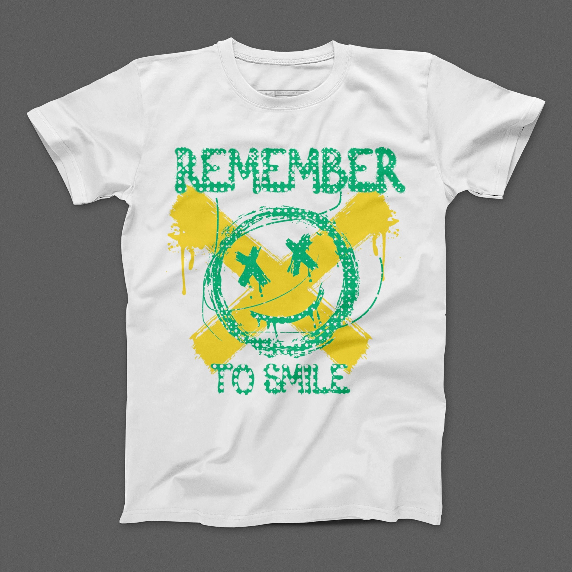 Remember To Smile Unique Graphic Shirt Product
