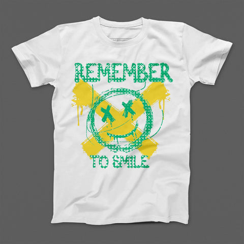 Remember To Smile Unique Graphic Shirt Product