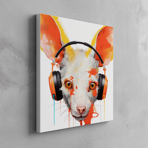 Quadro canvas music mouse