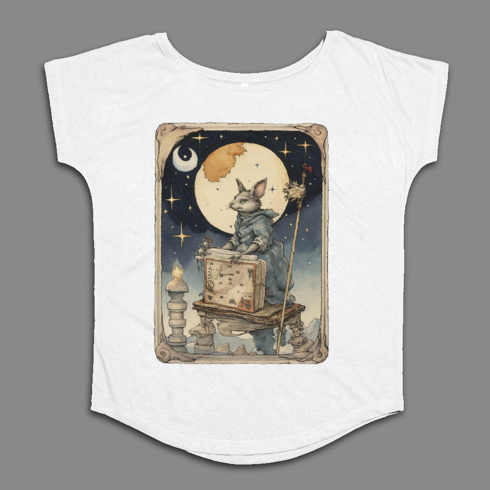 Enchanted Mouse Wizard Graphic Short Sleeve Shirt