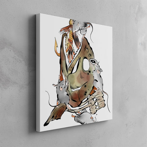 Quadro canvas il-banchetto