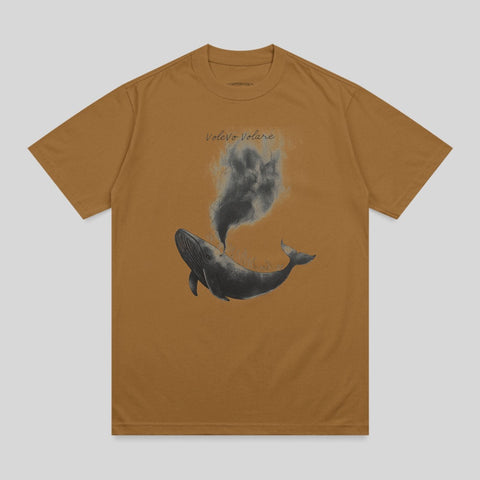 Mustard Whale Smoke Volevo Volare Graphic Design product type